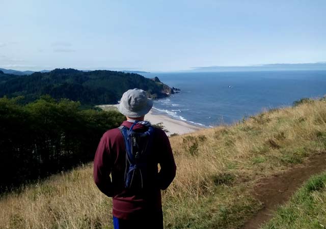 Cascade Head overlooking Pacific Ocean