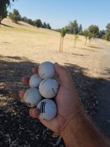 Golf balls at SWRA