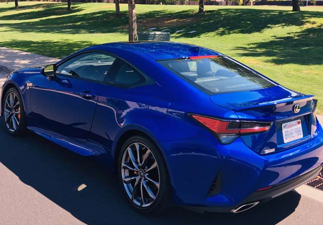 2020 lexus rc 350 f sport price