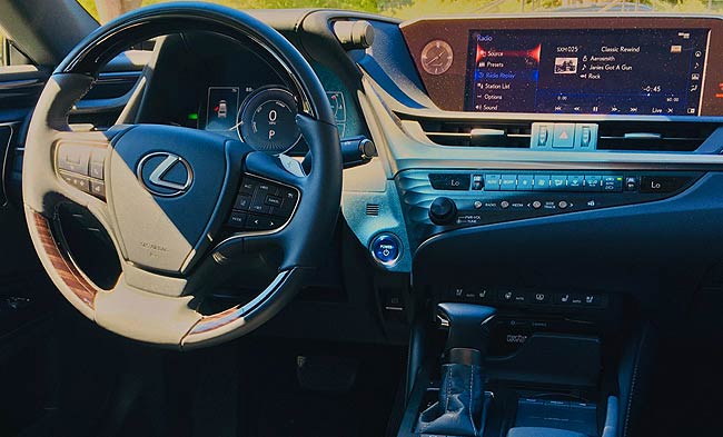interior of 2020 Lexus ES 300
