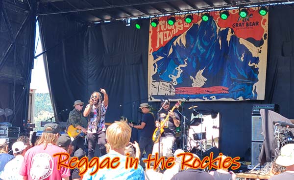Arise Roots perform on stage at Reggae in the Rockies